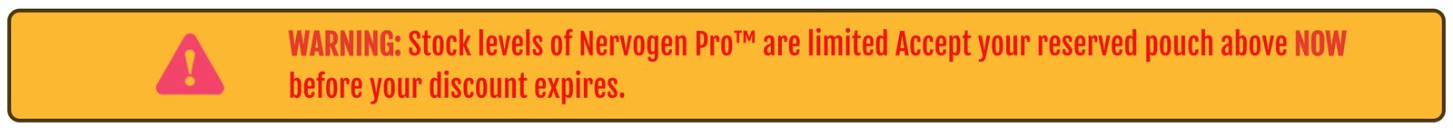 Nervogen Pro - WARNING